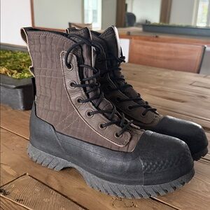 Converse Black and brown Women's Rain Boots